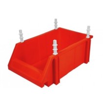 Skrzynka magazynowa czerwona UNIBOX
