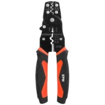 Szczypce do zaciskania konektorów i ściągania izolacji  3w1 INDUSTRIAL GRADE