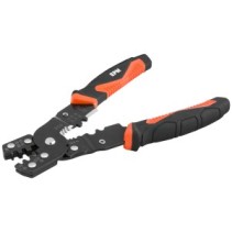 Szczypce do zaciskania konektorów i ściągania izolacji  3w1 INDUSTRIAL GRADE