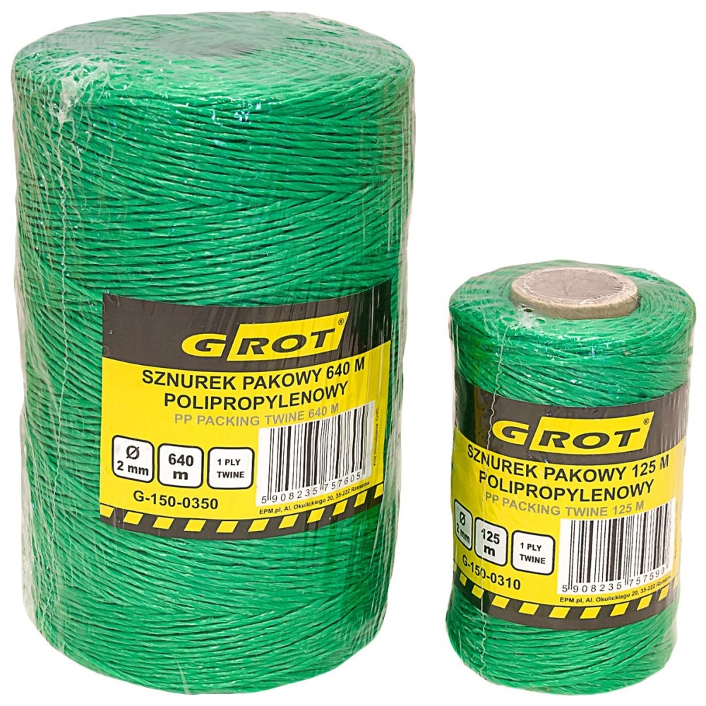 Sznurek polipropylenowy, pakowy