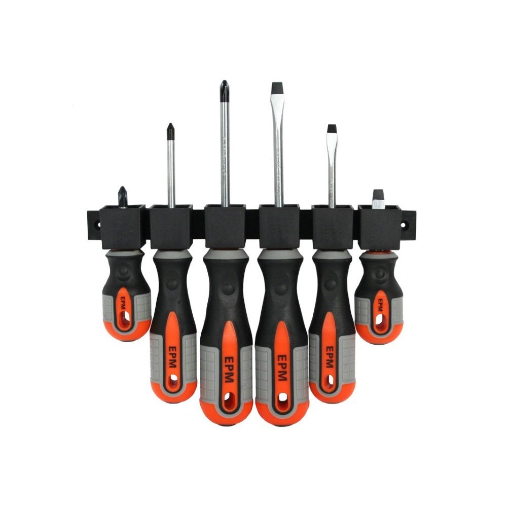 Zestaw wkrętaków z uchwytem 6 szt COMFORT