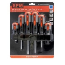 Zestaw wkrętaków z uchwytem 6 szt COMFORT