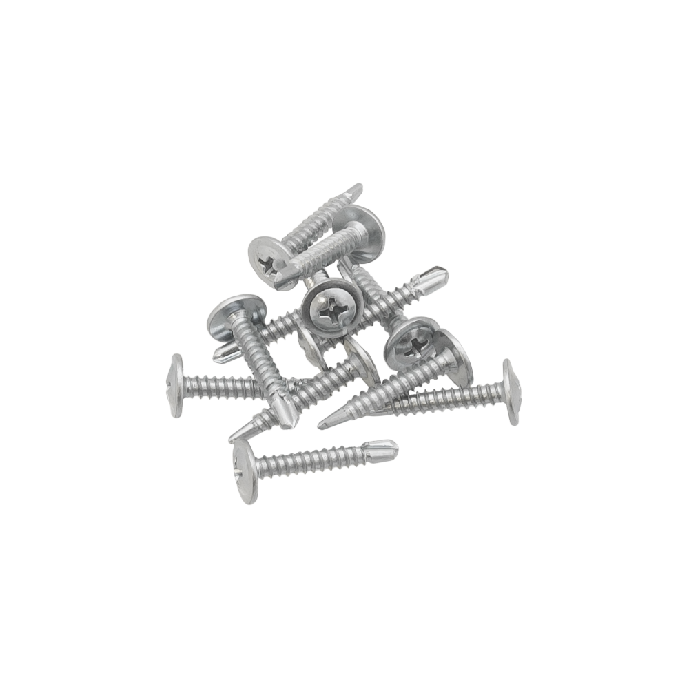 Blachowkręt samowiercący z łbem podkładkowym DIN 7504T