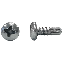 Blachowkręt samowiercący z łbem walcowo-soczewkowym DIN 7504N