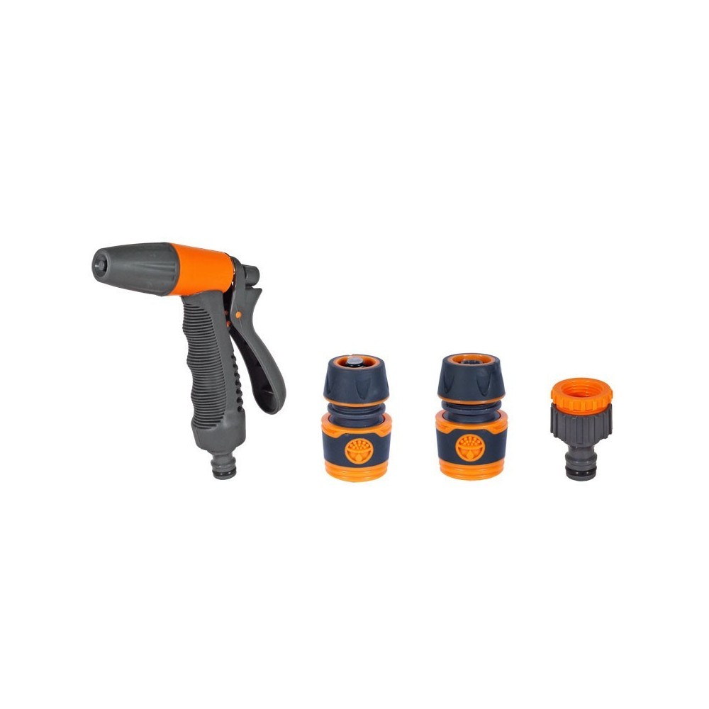 Zestaw ze zraszaczem pistoletowym plastikowym SOFT PREMIUM