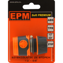 Szybkozłacze z funkcją stop SOFT PREMIUM