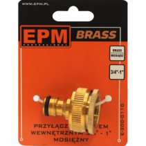 Przyłącz mosiężny z gwintem wewnętrznym BRASS