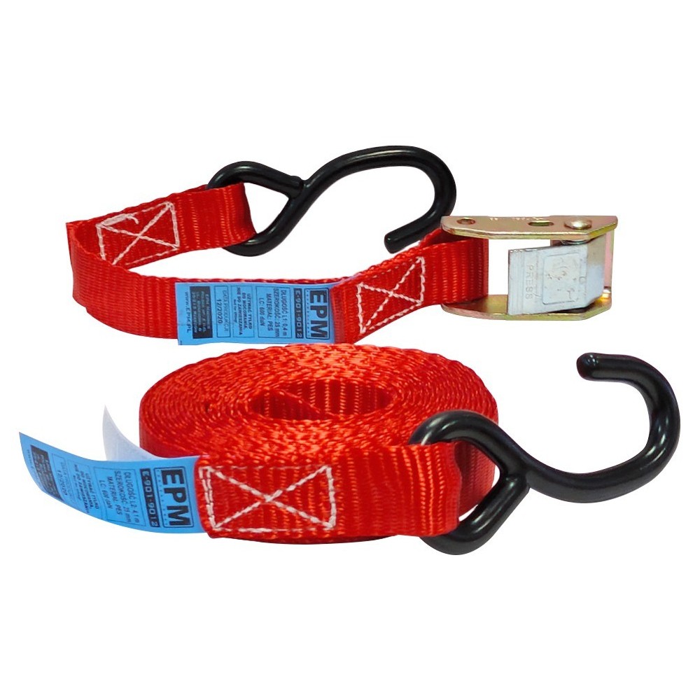 Pas 2-hakowy z klamrą mocującą