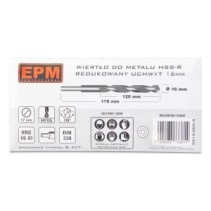 Wiertło do metalu HSS-R BLACK uchwyt redukowany 13 mm