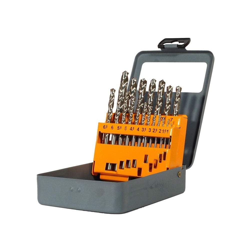 Zestaw wierteł HSS do metalu METAL BOX