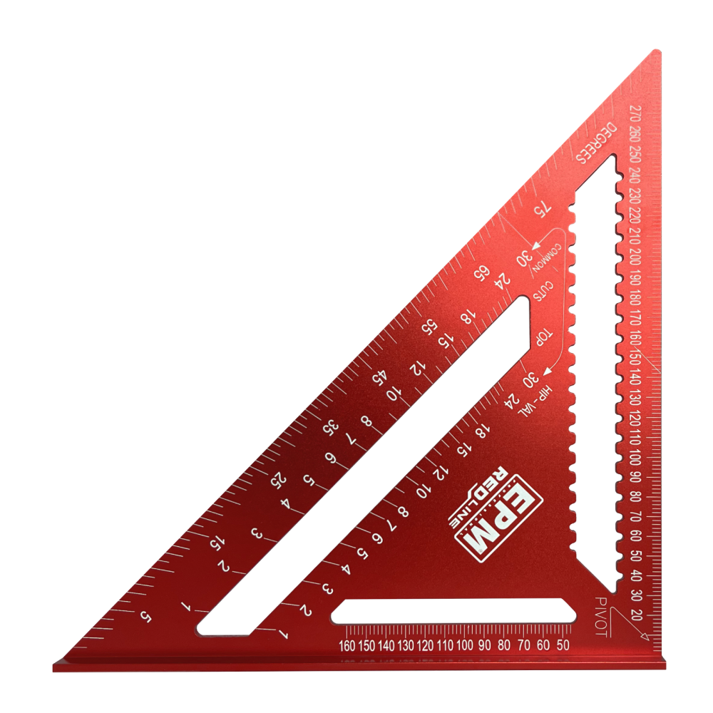 Kątownik ciesielski aluminiowy RED LINE