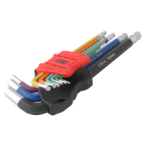 Komplet kluczy imbusowych z kulką RED LINE 9 szt.