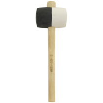 Młotek gumowy z drewnianym trzonkiem