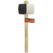 Młotek gumowy z drewnianym trzonkiem