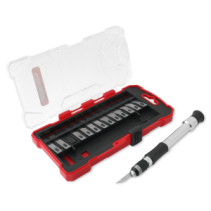 Komplet noży precyzyjnych 14 elementów RED LINE