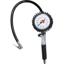 Pistolet do pompowania kół z manometrem