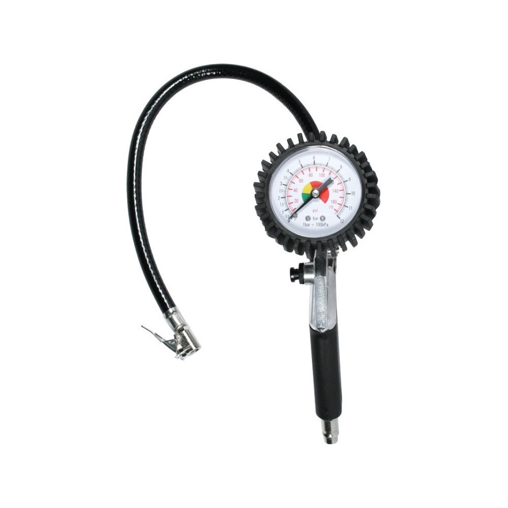 Pistolet do pompowania kół z manometrem