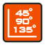 Możliwość ustawienia pod kątem 45° | 90° | 135°